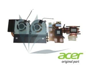 Bloc ventilateur architecture discrete neuf d'origine Acer pour Acer Aspire AN515-54 (pour modèles avec carte graphique GTX1050)