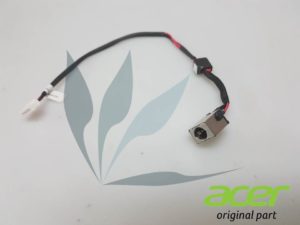 Connecteur d'alimentation carte mère sur câble 40W - neuf d'origine Acer - pour Acer Aspire E5-511P