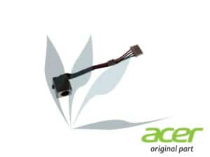Connecteur d'alimentation carte mère sur câble neuf d'origine Acer pour Acer Aspire A517-51G