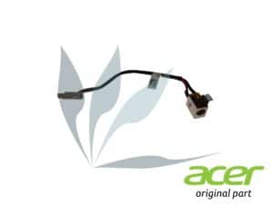 Connecteur d'alimentation carte mère sur câble 65W neuf d'origine Acer pour Acer Aspire F5-573