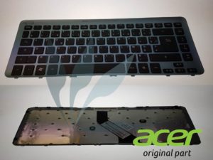 Clavier français noir avec contour bleu neuf d'origine Acer pour Aspire V5-431G