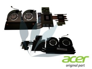 Bloc ventilateurs 1060 neuf d'origine Acer pour Acer Predator G3-572