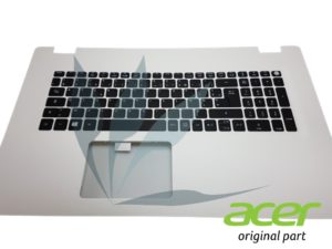 Clavier français non rétro-éclairé avec repose-poignets blanc neuf d'origine Acer pour Acer Aspire E5-722