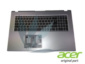 Clavier français rétro-éclairé avec repose-poignets argent neuf d'origine Acer pour Acer Aspire A517-52G