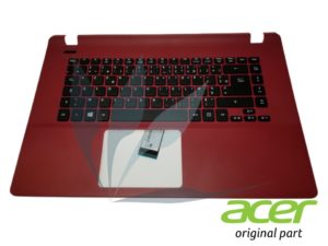 Clavier français avec repose-poignets rouge neuf d'origine Acer pour Acer Aspire ES1-522