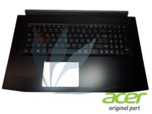 Clavier français rétro-éclairé avec repose-poignets noir neuf d'origine Acer pour Acer Predator Helios PH317-52 (pour modèles avec carte graphique GTX1060)