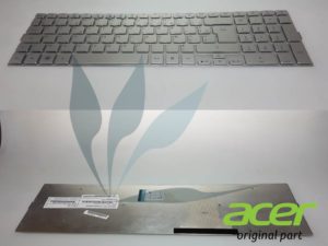Clavier francais argent neuf d'origine Acer pour Aspire 8943