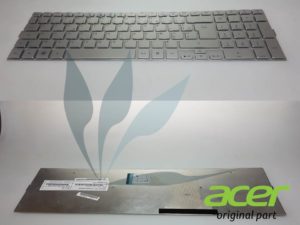 Clavier francais argent neuf d'origine Acer pour Aspire 8943G