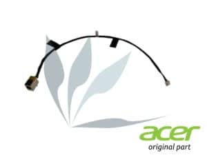 Connecteur d'alimentation carte mère sur câble 65W Discrete neuf d'origine Acer pour Acer Aspire A517-51G