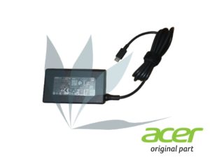 Chargeur 65W type USB-C neuf d'origine Acer pour Acer Aspire Porsche AP714-51T