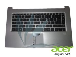 Clavier français rétro-éclairé avec repose-poignets argent neuf d'origine Acer pour Acer Swift SF515-51T