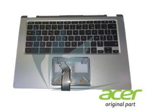 Clavier français avec repose-poignets argent neuf d'origine Acer pour Acer Chromebook CP514-1H