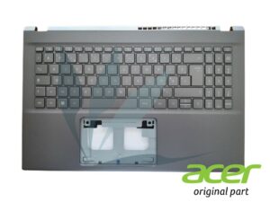 Clavier français rétro-éclairé avec plasturgie repose-poignets grise neuve d'origine Acer Aspire A515-47