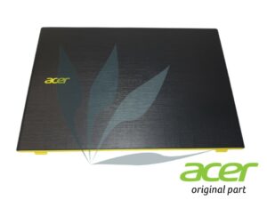 Capot supérieur écran noir avec cache-charnières jaunes neuf d'origine Acer pour Acer Aspire E5-573