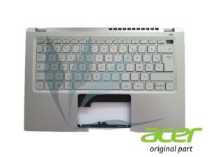 Clavier français rétro-éclairé avec plasturgie repose-poignets argent neuf d'origine Acer pour Acer Swift SF314-512