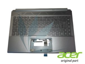 Clavier français rétro-éclairé avec repose-poignets argent neuf d'origine Acer pour Acer Predator Triton PT314-51S