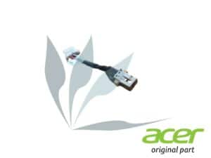 Connecteur d'alimentation carte mère sur câble neuf d'origine Acer pour Acer Aspire A517-58M