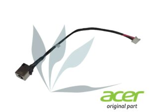 Connecteur d'alimentation carte mère sur câble 45W UMA neuf d'origine Acer pour Acer Aspire A315-33