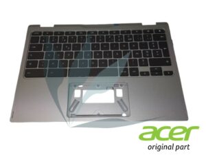 Clavier français avec repose-poignets neuf d'origine Acer pour Acer Chromebook Spin CP311-1H (version avec lecteur DVD)