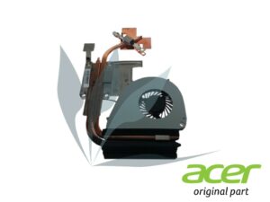 Bloc ventilateur pour CPU dualcore neuf d'origine constructeur pour Packard Bell Easynote TS11HR