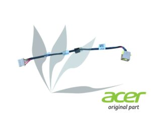 Connecteur d'alimentation carte mère sur câble 65W neuf d'origine Acer pour Acer Aspire A315-21G
