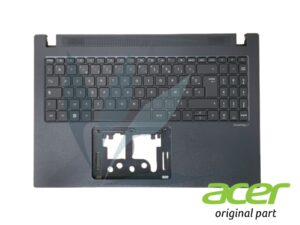 Clavier fran&ccedil;ais r&eacute;tro-&eacute;clair&eacute; avec plasturgie repose-poignets neuf d'origine Acer pour Acer Travelmate TMP215-54
