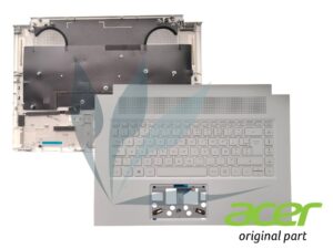 Clavier fran&ccedil;ais r&eacute;tro-&eacute;clair&eacute; avec repose-poigntes blanc neuf d'origine Acer pour Acer Conceptd  CC715-71P